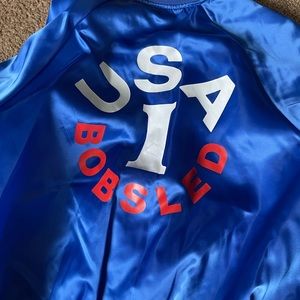 Vintage Ohio state bobsled varsity jacket